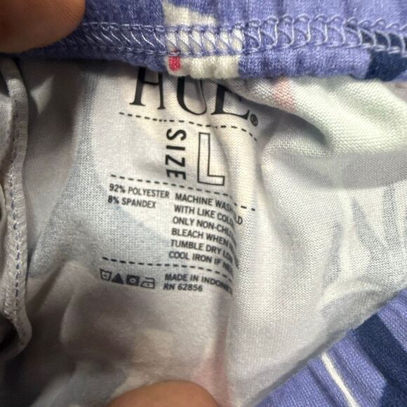 HUE Womens Modern Classic Pajama Pants Lavender Violet Size Large - Picture 4 of 4